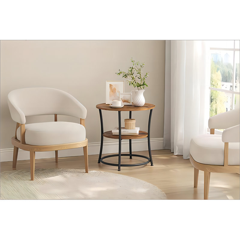 Millwood Pines Rolande End Table with Storage Reviews Wayfair